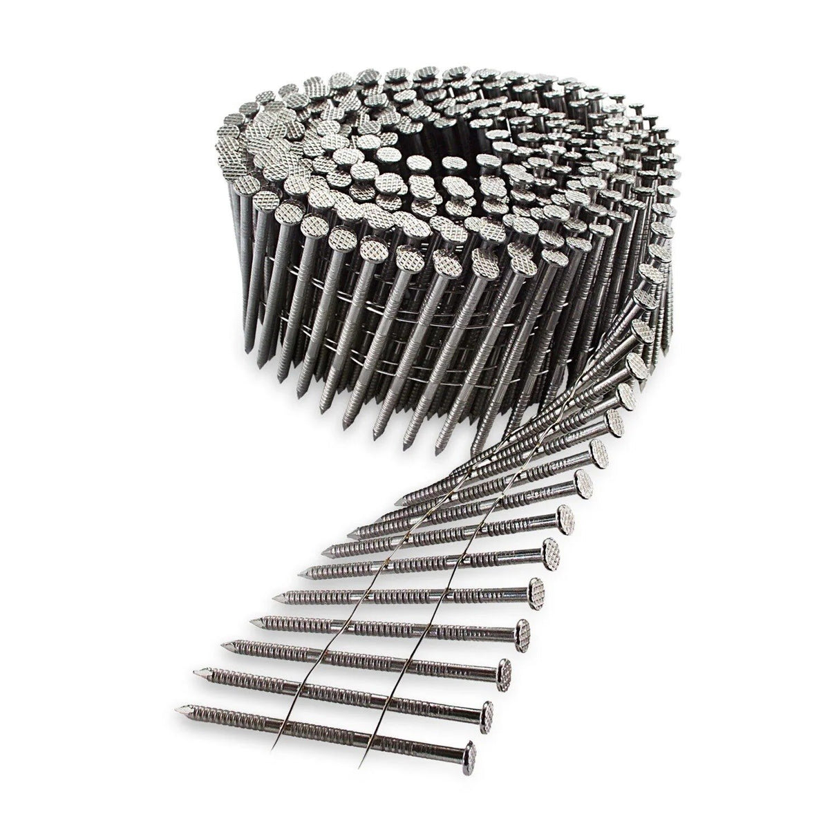 Simpson Strong-Tie T10A300PNJ (3" x .131") 15 Degree Wire Coil Full Round Head Ring-Shank Decking/Framing Nail (1800 Pack)
