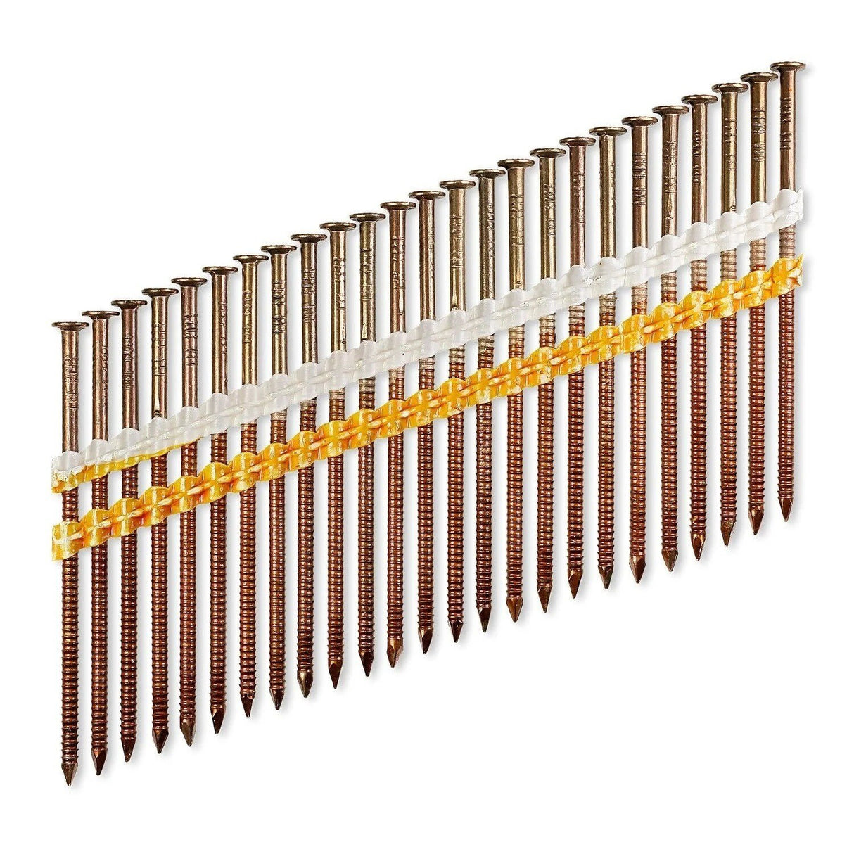 Simpson Strong-Tie T12A200CNB (2" x 6d) 12Ga 20 Degree-22 Degree Plastic Strip, Full Round Head Ring Shank Nail (5000 Pack)