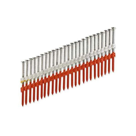 Simpson Strong-Tie T12A237CNB (2-3/8" x 8d) 12Ga 20 Degree-22 Degree Plastic Strip, Full Round Head Ring Shank Nail (5000 Pack)
