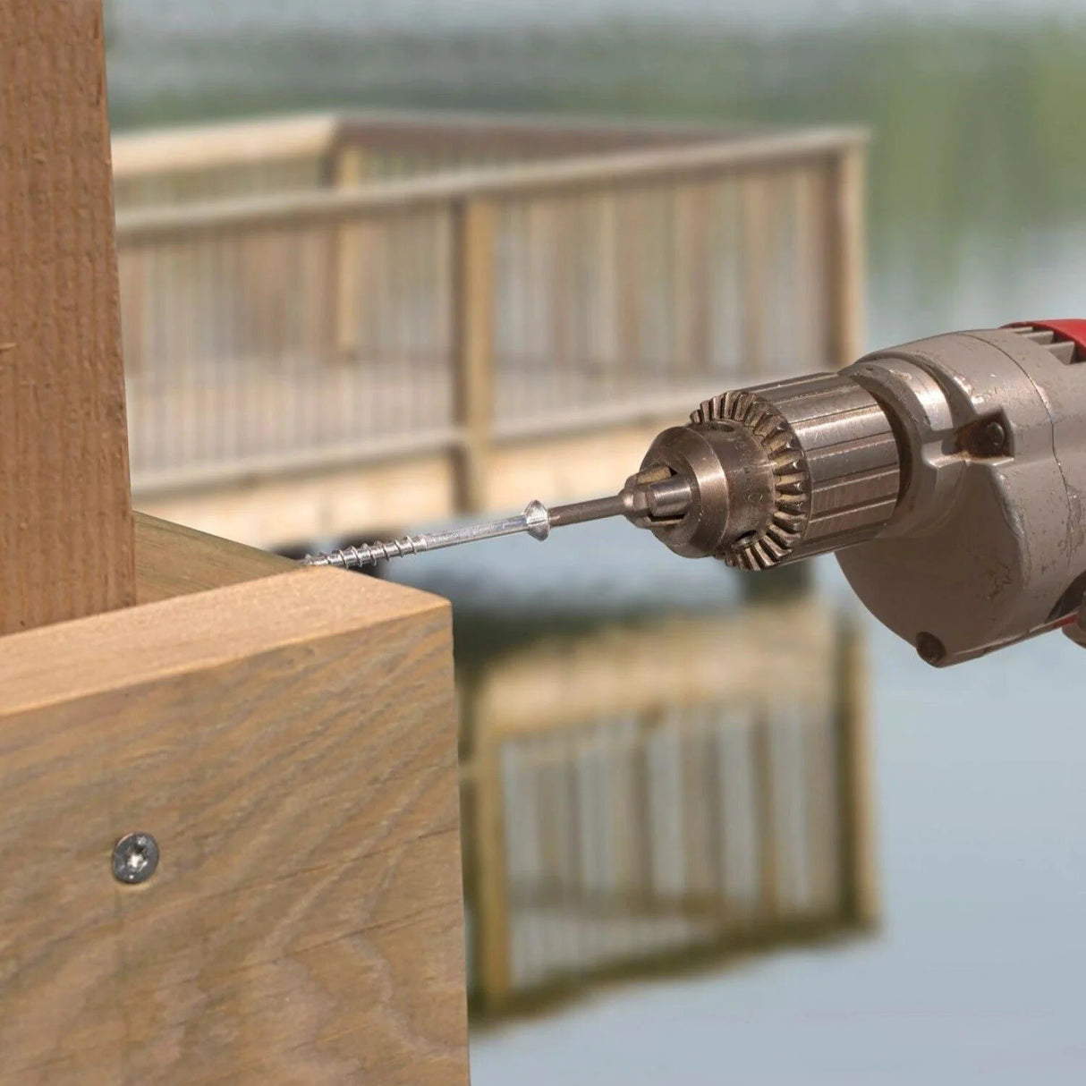 Simpson Strong-Tie T14400WP1 Strong-Drive (#14 x 4") DWP Wood SS Screw, T-27, Flat Head, Type 316 (1 lb.) - 4
