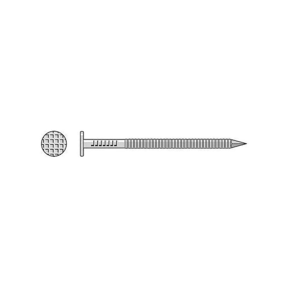 Simpson Strong-Tie T7SND-RP120 (2-1/4" x 0.092") Wood Siding Nail, Type 316 Stainless Steel (120 Pack) - 2