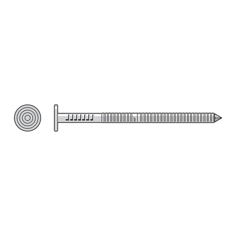 Simpson Strong-Tie T8KR5B (2-1/2" x 5/32" Head Diameter) Premium Siding Nail, Type 316 Stainless Steel (25 lb. Tub)
