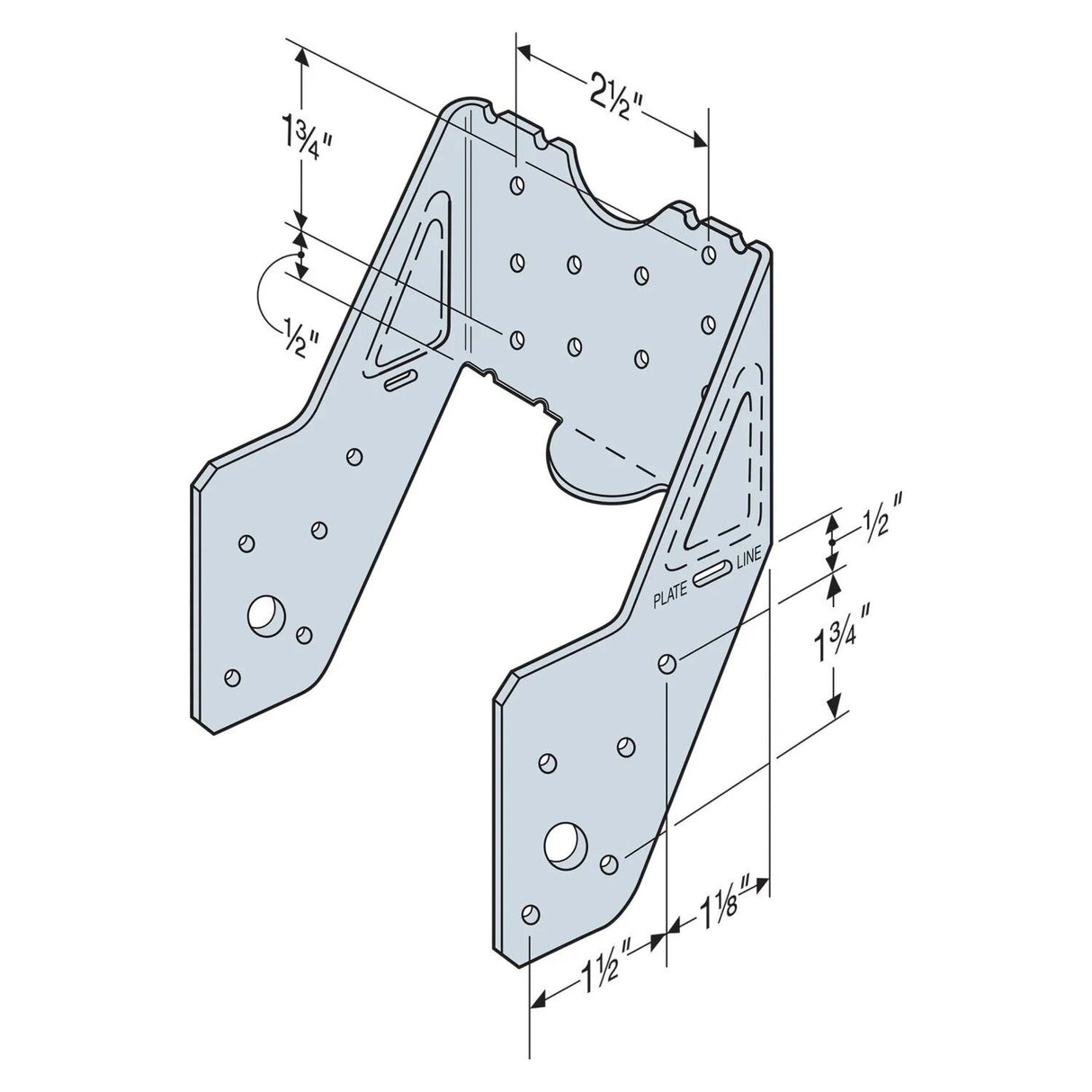 Simpson Strong-Tie TBE4 Truss Bearing Enhancer for 2x4 Top Plate - 2