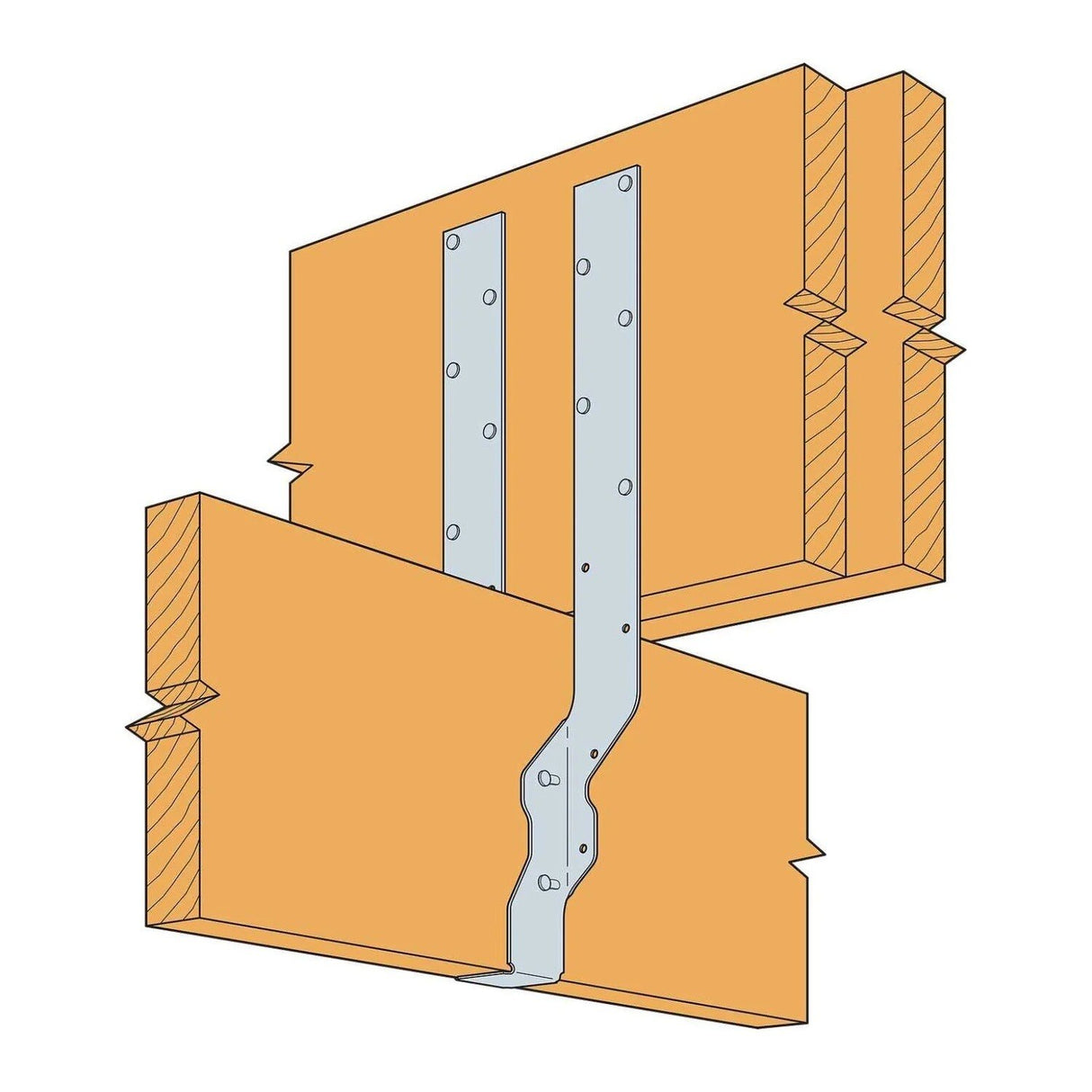 Simpson Strong-Tie THA218 (17-3/16 in.) Adjustable Truss Hanger for 2x Truss - 2