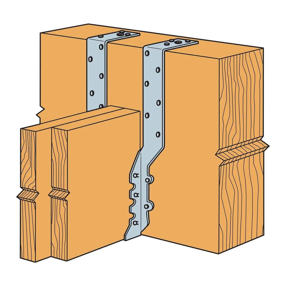 Simpson Strong-Tie THA222-2 (22-3/16 in.) Adjustable Truss Hanger for Double 2x Truss - 2