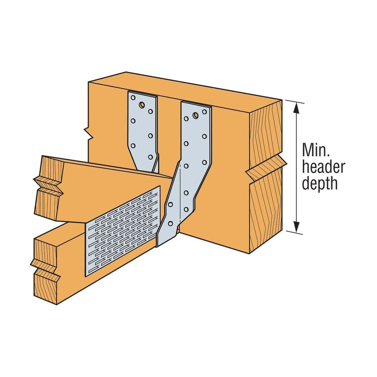 Simpson Strong-Tie THA29 (9-11/16 in.) Adjustable Truss Hanger for 2x Truss - 4