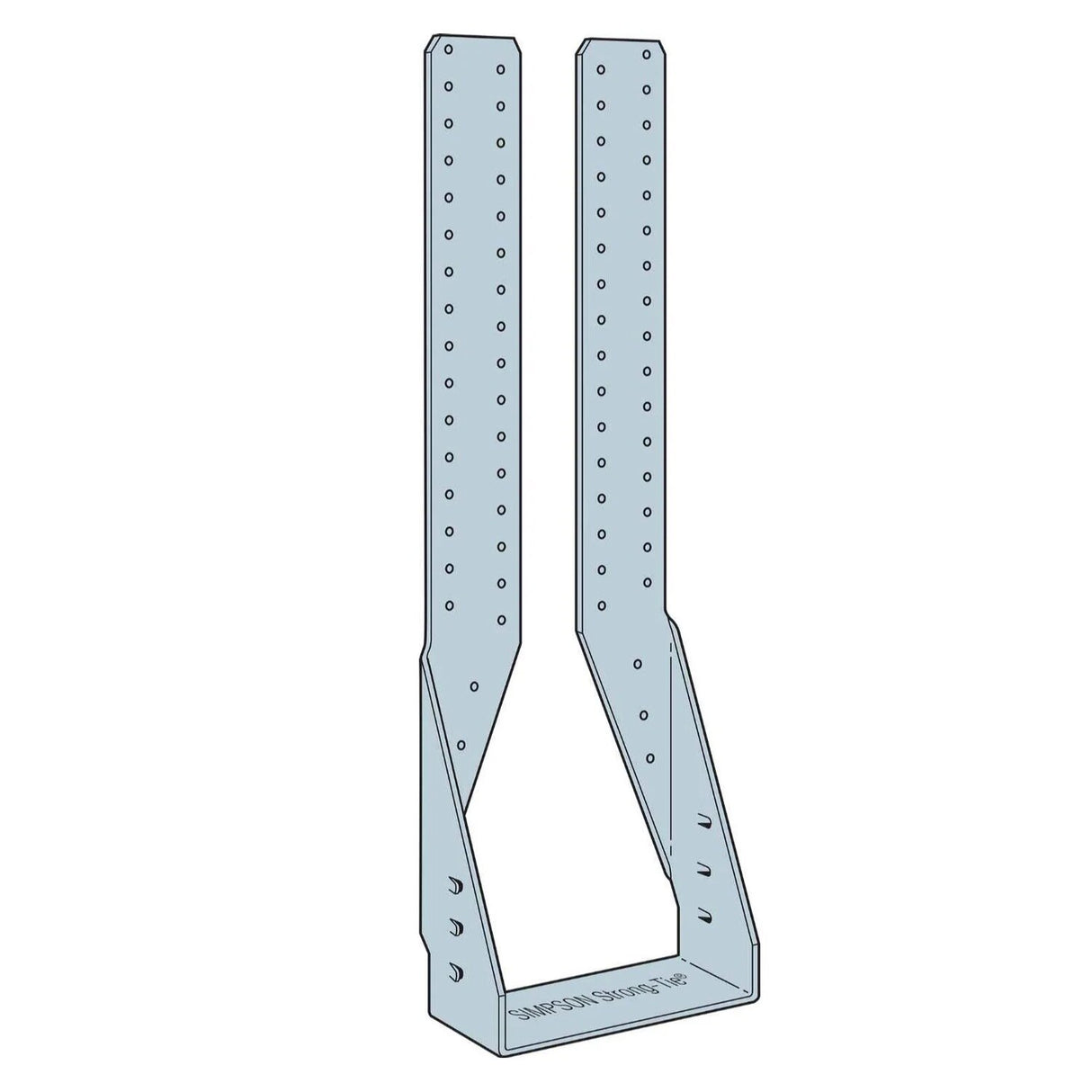 Simpson Strong-Tie THAC426-2 (Double 4" x 26") Adjustable Concealed-Flange Truss Hanger