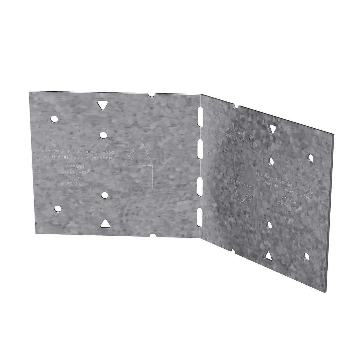 Simpson Strong-Tie TJC37 (3-1/8" x 7") Adjustable Jack Truss Connector - G90 Galvanized