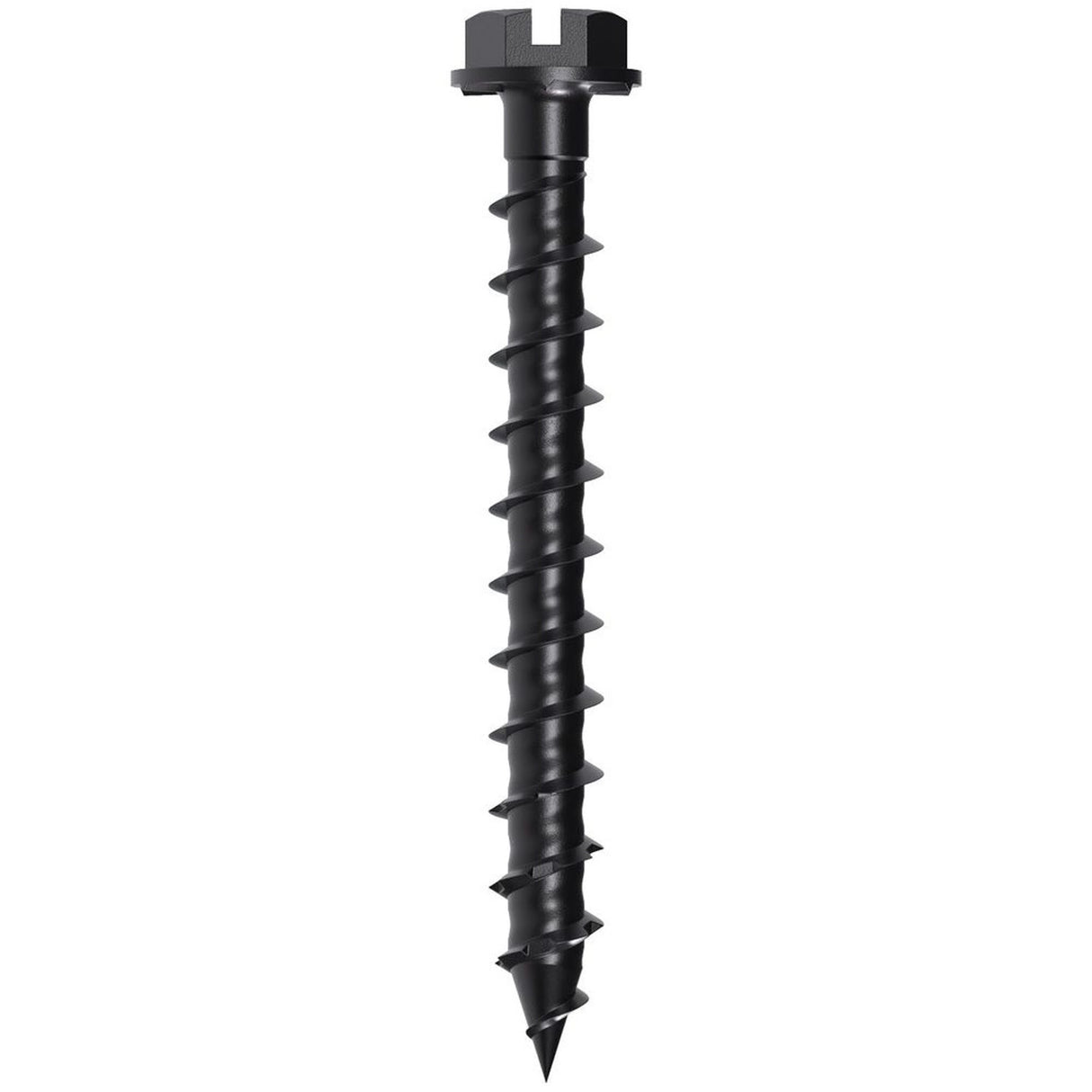 Simpson Strong-Tie TNTBL18134H Titen Turbo (3/16" x 1-3/4") Hex-Head Concrete and Masonry Screw, Black (100 Pack)