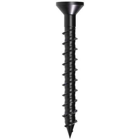 Simpson Strong-Tie TNTBL25134TF Titen Turbo (1/4" x 1-3/4") T30 Flat-Head Concrete and Masonry Screw, Black (100 Pack)