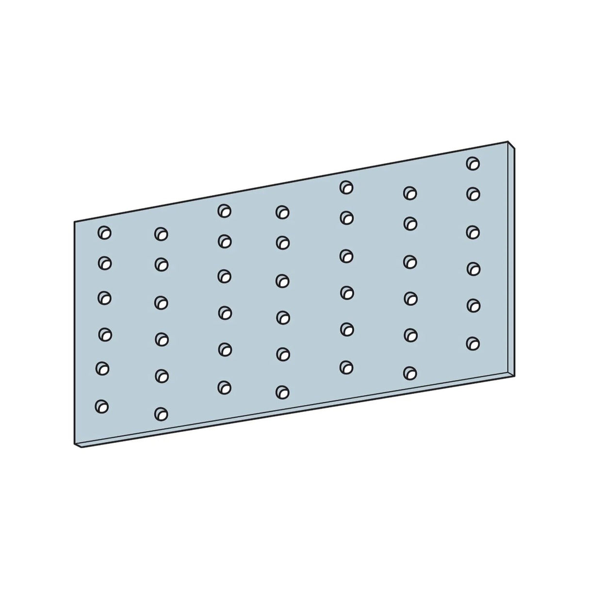 Simpson Strong-Tie TP49 (4-1/8" x 9") 20Ga TP Galvanized Tie Plate - G90