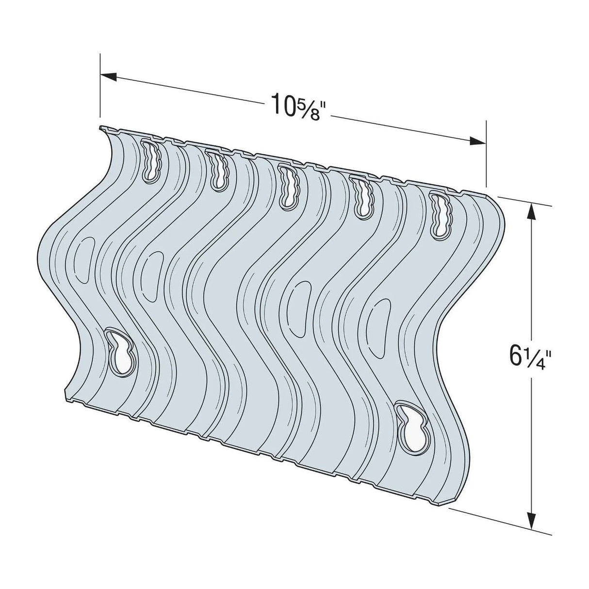Simpson URFP-SDS3 Strong-Tie Universal Retrofit Foundation Plate with SDS Screws - 3
