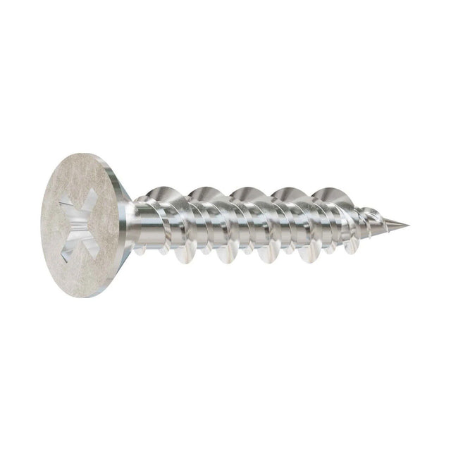 Simpson Strong-Tie T06J050FX-RP25 (#6 x 1/2") Flat Head Stainless Steel Marine Screw, #2 Phillips Drive (25 Pack)