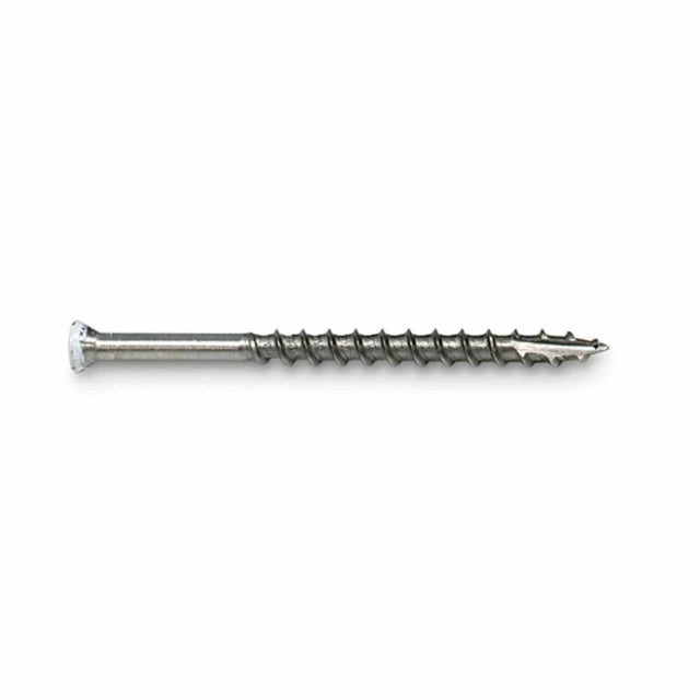 Simpson Strong-Tie T07162FT70WH01 (#7 x 1-5/8") T15 6-Lobe Drive SS Trim-Head Screw, Type 316, White (70 Pack)