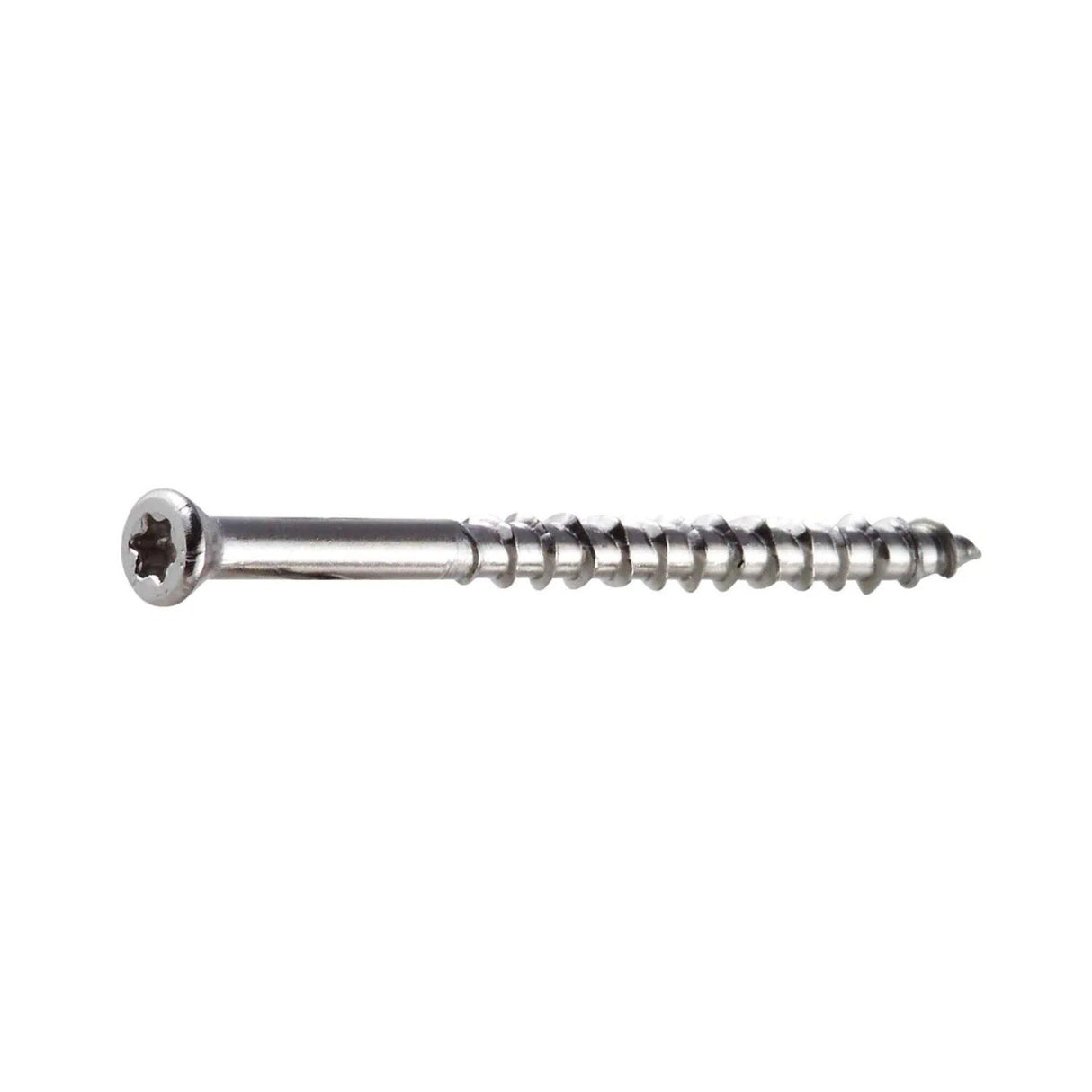 Simpson Strong-Tie T07225WP-RP85 Deck-Drive (#7 x 2-1/4") T-15 DWP Wood SS Screw, Trim Head, Type 316 (85 Pack) - 3