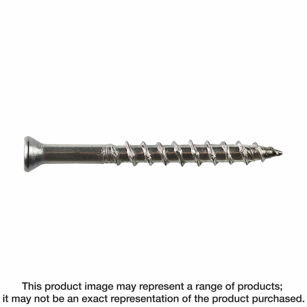 Simpson Strong-Tie T08162DWP (#8 x 1-5/8" T-20) Deck-Drive DWP Wood SS Screw, Flat Head, Type 316 (100 Pack) - 2