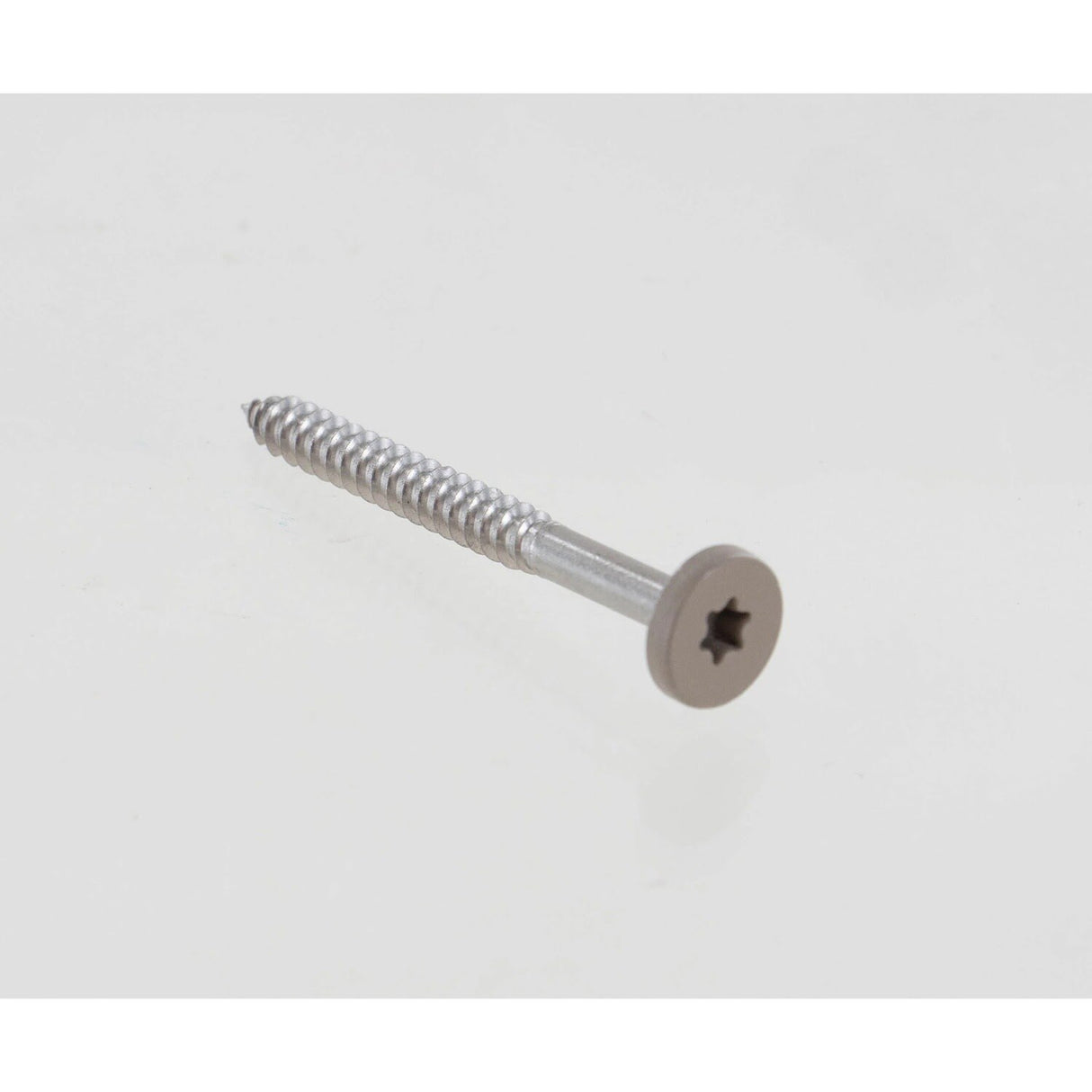 Simpson Strong-Tie T08175FS75TN02 (#8 x 1-3/4") T-20 6-Lobe Fascia Board Screw - Type 316, Tan 02 (75 Pack)
