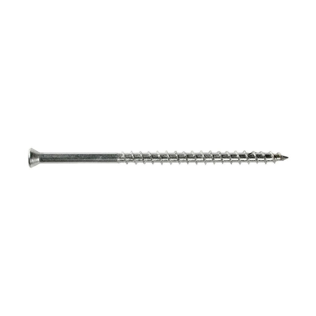 Simpson Strong-Tie T08250FJ-RP200 (#8 x 2-1/2") Trim-Head Screw, 6-Lobe Drive - Type 316, White 01 (200 Pack)