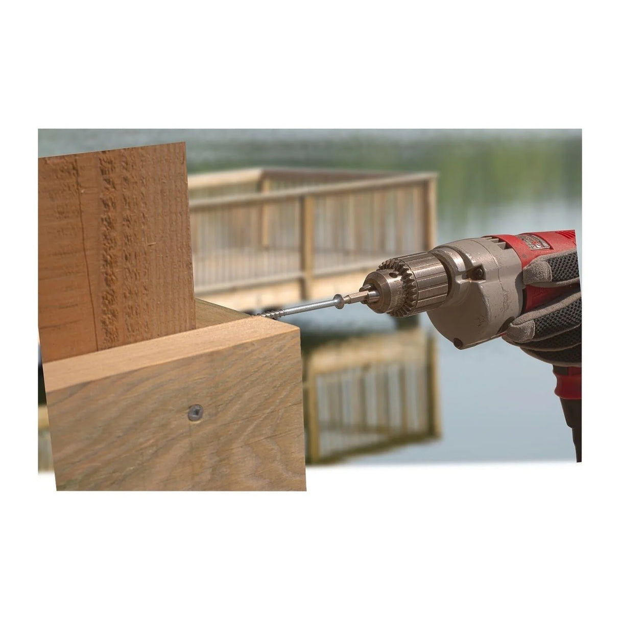 Simpson Strong-Tie T10300DBB (#10 x 3") Bugle-Head SS Wood Screw - Square Drivel  (1500 Pack) - 4