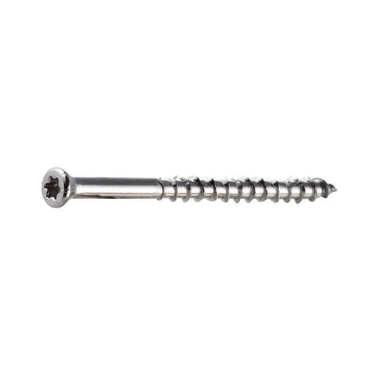 Simpson Strong-Tie T12400WP-RP5 Strong-Drive  (#12 x 4") DWP Wood SS Screw, Flat Head, Type 316 (5 Pack) - 3