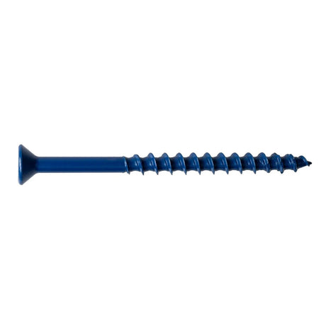 Simpson Strong-Tie TNT18234TFC75 Titen Turbo (3/16" x 2-3/4") T25 Flat-Head Concrete and Masonry Screw, Blue (75 Pack)
