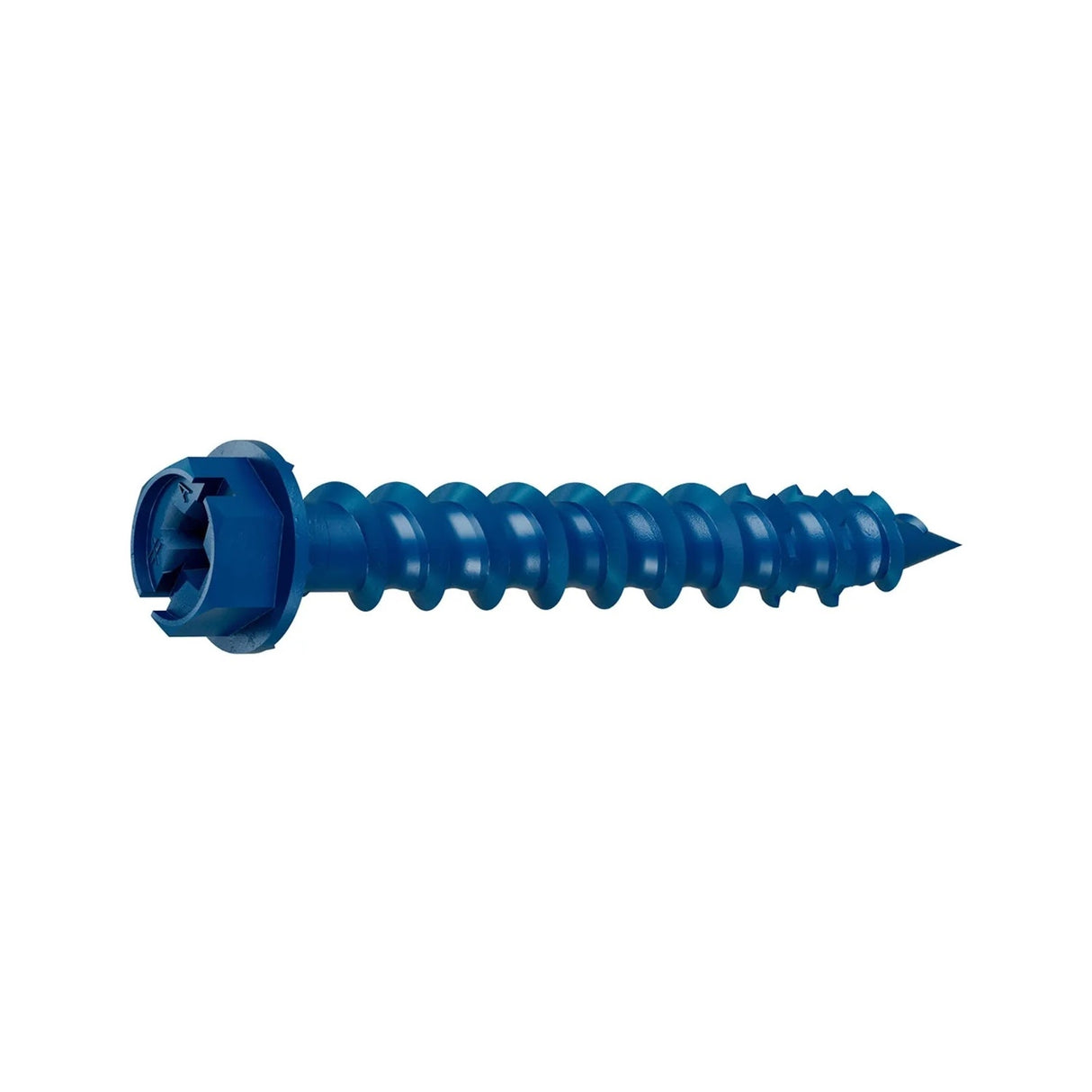 Simpson Strong-Tie TNT25134HR200 Titen Turbo (1/4" x 1-3/4") Hex-Head Concrete and Masonry Screw, Blue (200 Pack)