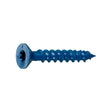 Simpson Strong-Tie TNT25134TFC8 Titen Turbo (1/4" x 1-3/4") T30 Flat-Head Concrete and Masonry Screw, Blue (8 Pack)