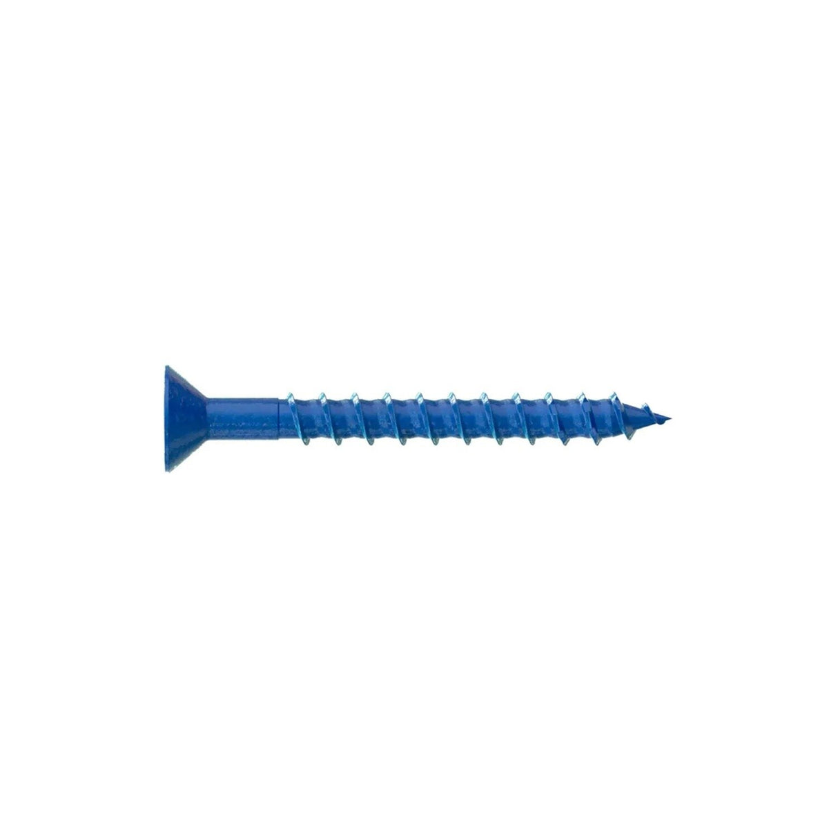Simpson Strong-Tie TNT25214TF Titen Turbo (1/4" x 2-1/4") T30 Flat-Head Concrete and Masonry Screw, Blue (100 Pack)