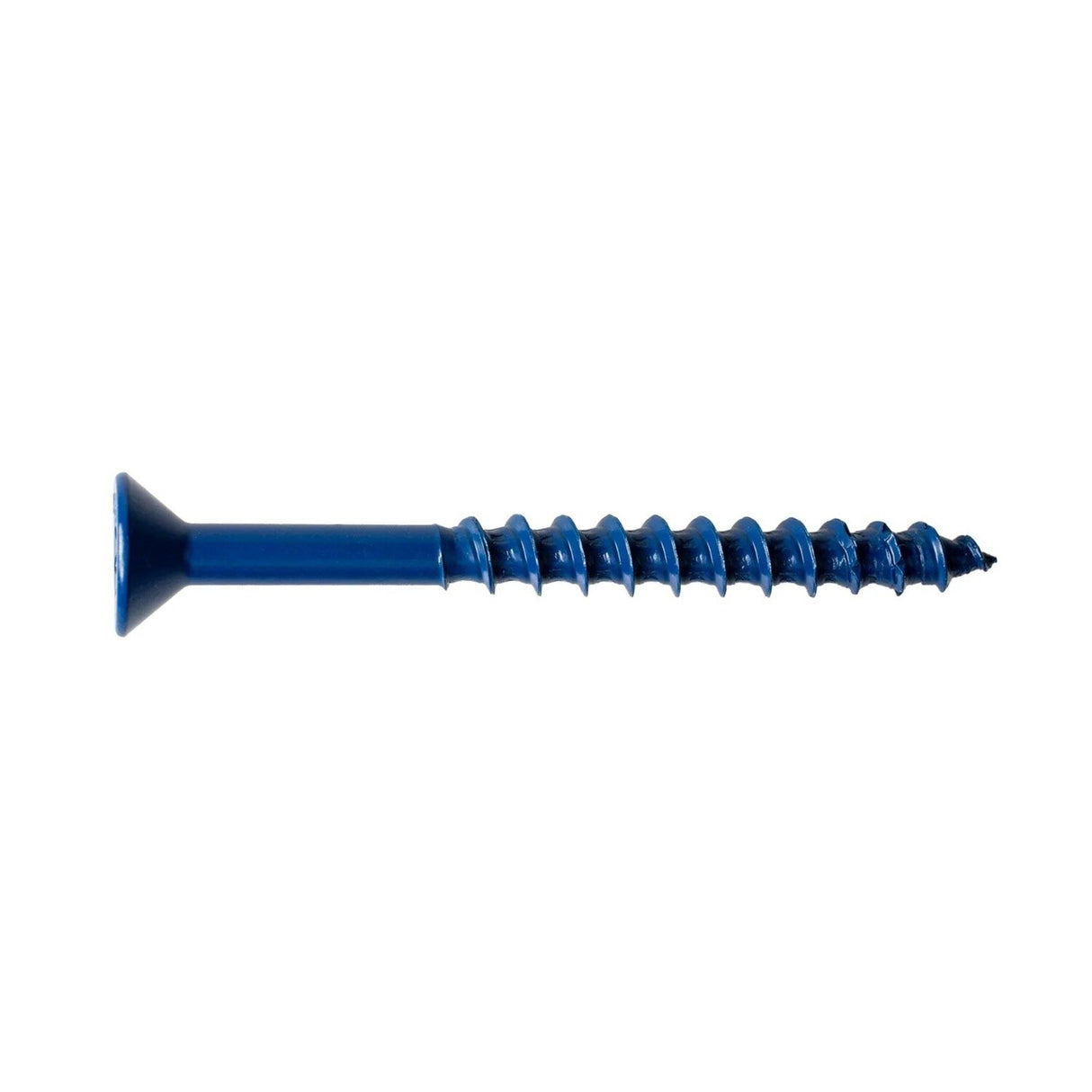 Simpson Strong-Tie TNT25234TFC8 Titen Turbo (1/4" x 2-3/4") T30 Flat-Head Concrete and Masonry Screw, Blue (8 Pack)