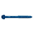 Simpson Strong-Tie TNT25314HC75 Titen Turbo (1/4" x 3-1/4") Hex-Head Concrete and Masonry Screw, Blue (75 Pack)