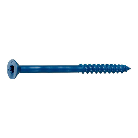Simpson Strong-Tie TNT25334TF Titen Turbo(1/4" x 3-3/4") T30 Flat-Head Concrete and Masonry Screw, Blue (100 Pack)