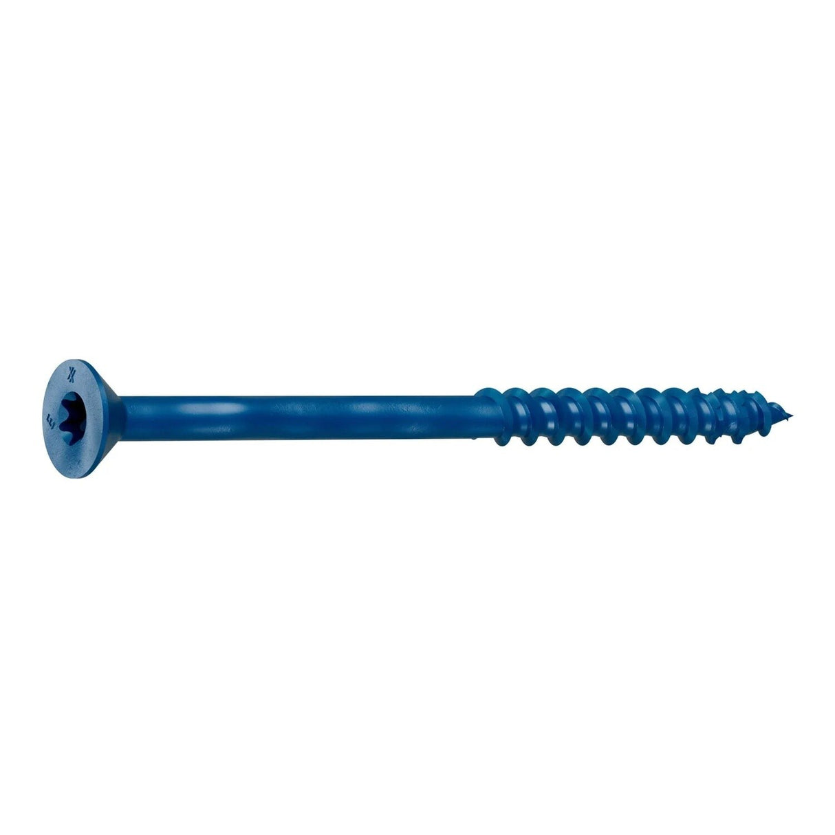 Simpson Strong-Tie TNT25334TF Titen Turbo(1/4" x 3-3/4") T30 Flat-Head Concrete and Masonry Screw, Blue (100 Pack)