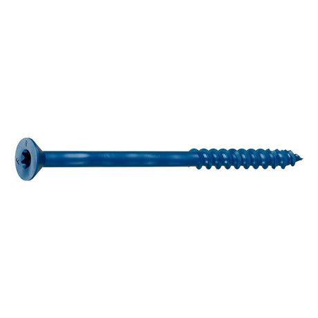 Simpson Strong-Tie TNT25400TFC25 Titen Turbo (1/4" x 4") T30 Flat-Head Concrete and Masonry Screw, Blue (25 Pack)