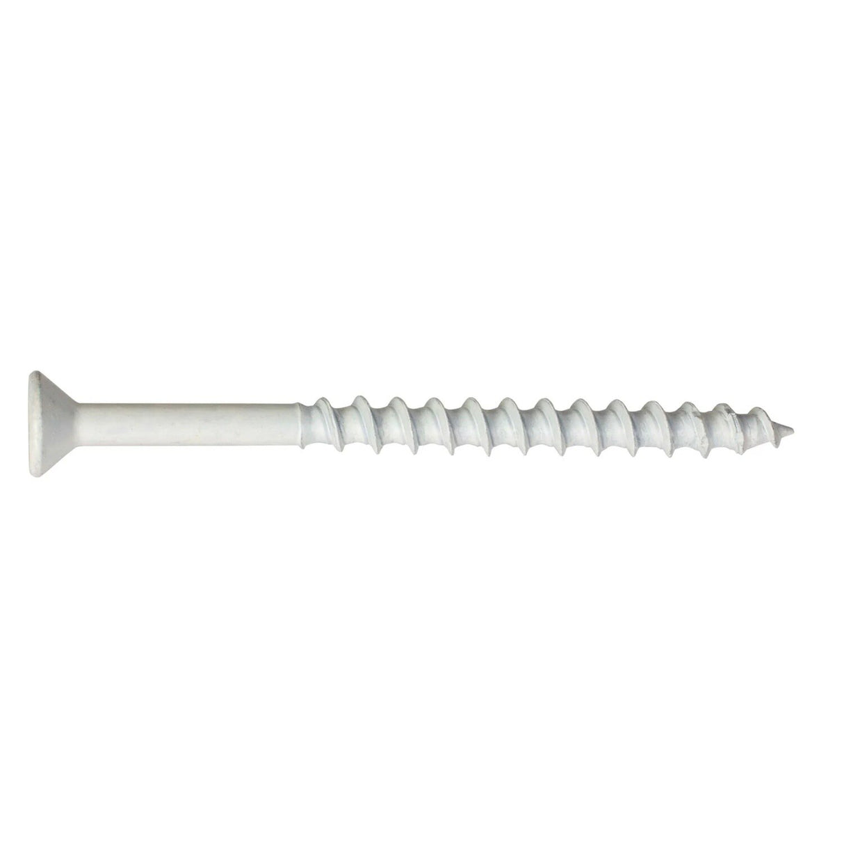 Simpson Strong-Tie TNTW18234TFC25 Titen Turbo (3/16" x 2-3/4") T25 Flat-Head Concrete and Masonry Screw, White (25 Pack)