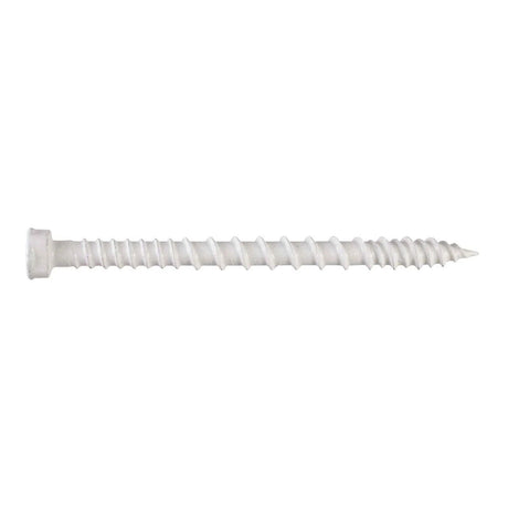 Simpson Strong-Tie TSV214R70WH01 (#8 x 2-1/4") PVC Trim-Board Screw with White Exterior-Grade Coating (70 Pack)