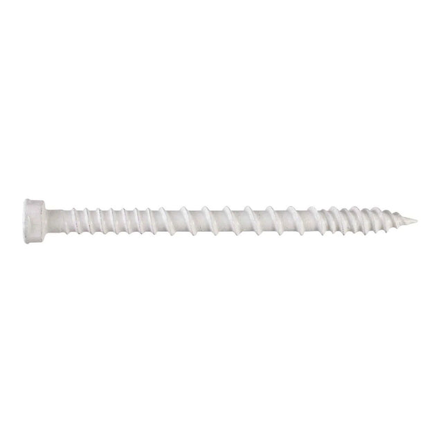 Simpson Strong-Tie TSV214R70WH01 (#8 x 2-1/4") PVC Trim-Board Screw with White Exterior-Grade Coating (70 Pack)