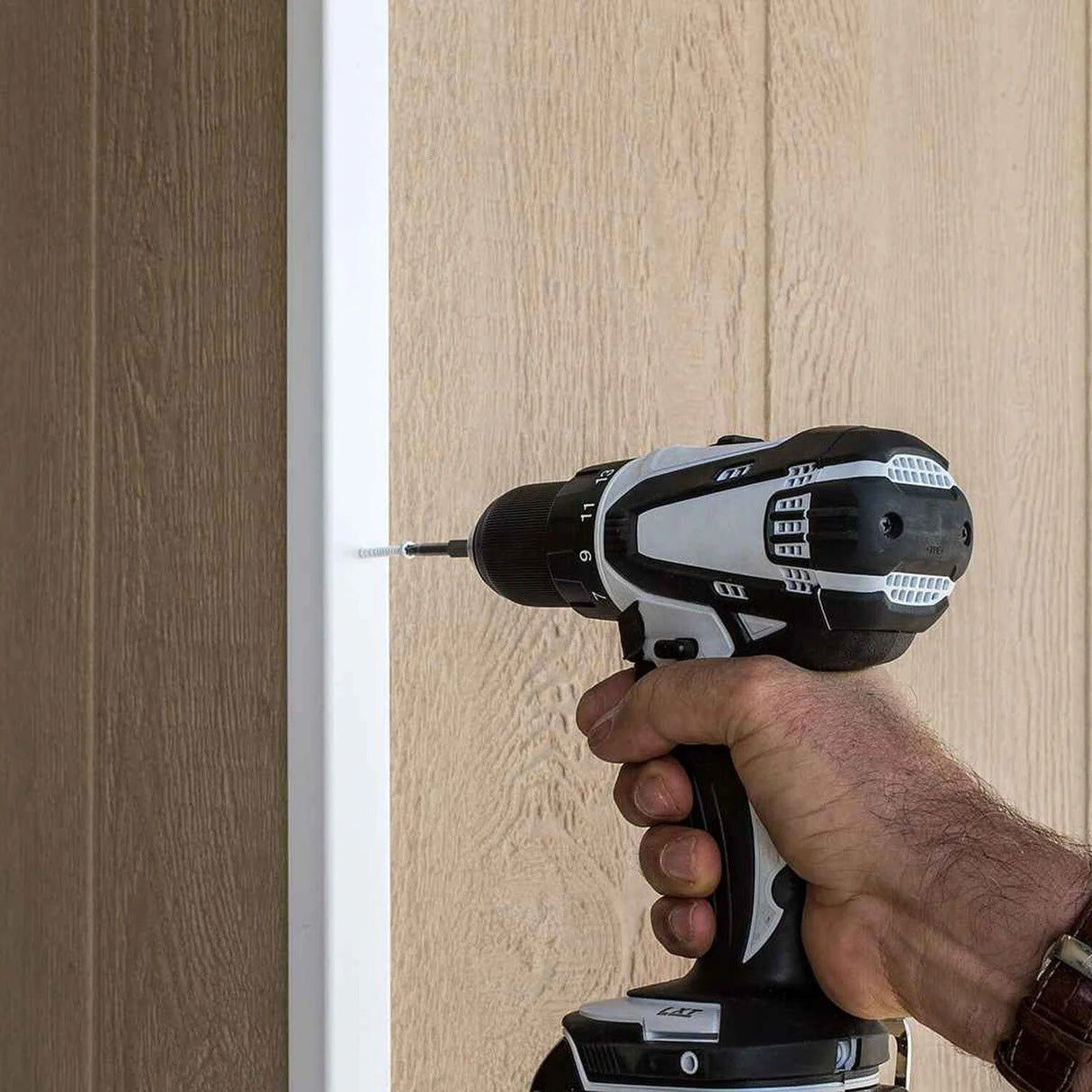 Simpson Strong-Tie TSV214R70WH01 (#8 x 2-1/4") PVC Trim-Board Screw with White Exterior-Grade Coating (70 Pack) - 6