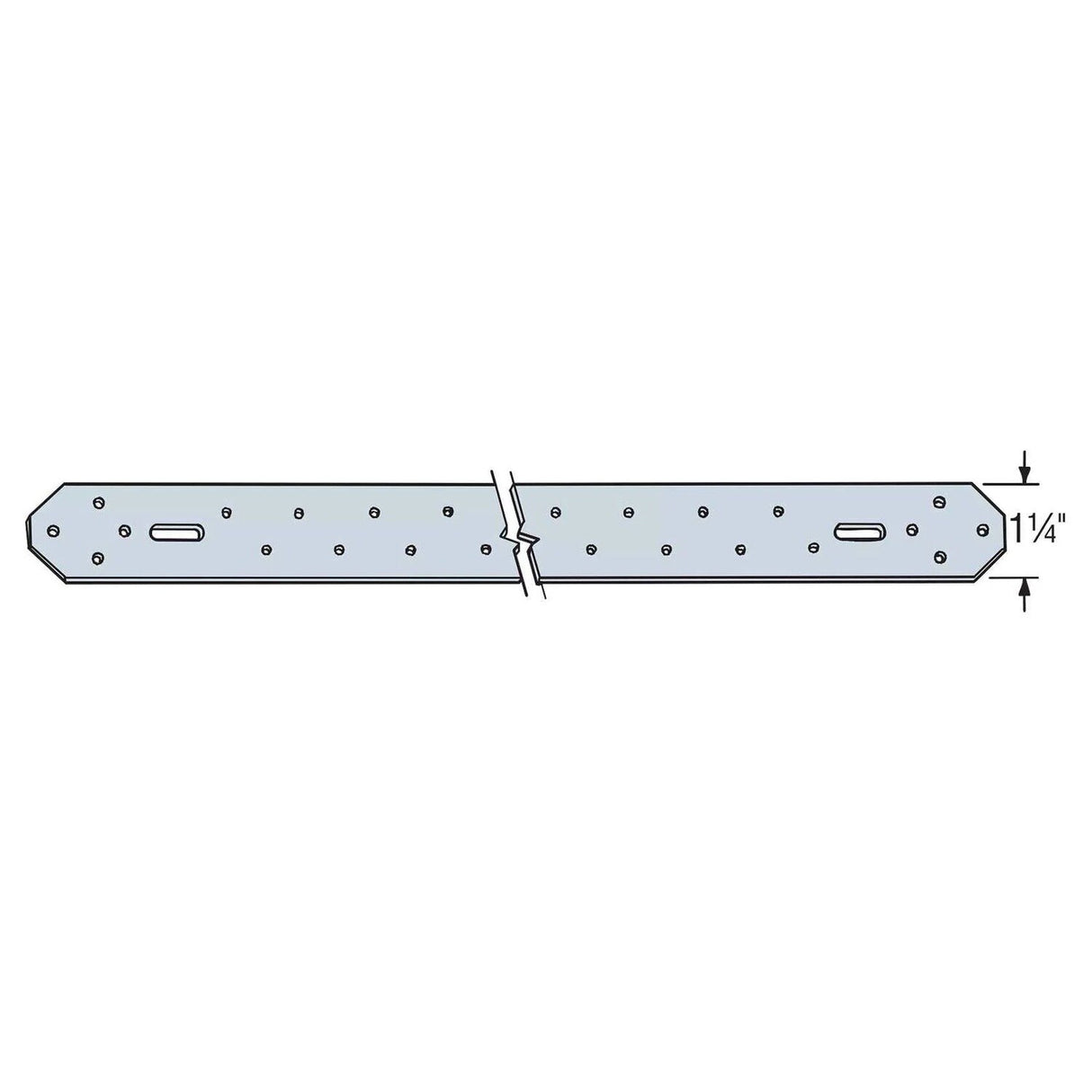Simpson Strong-Tie WB106 (9' 5-5/8") Wall Bracing - G90 Galvanized (10 Pack) - 2