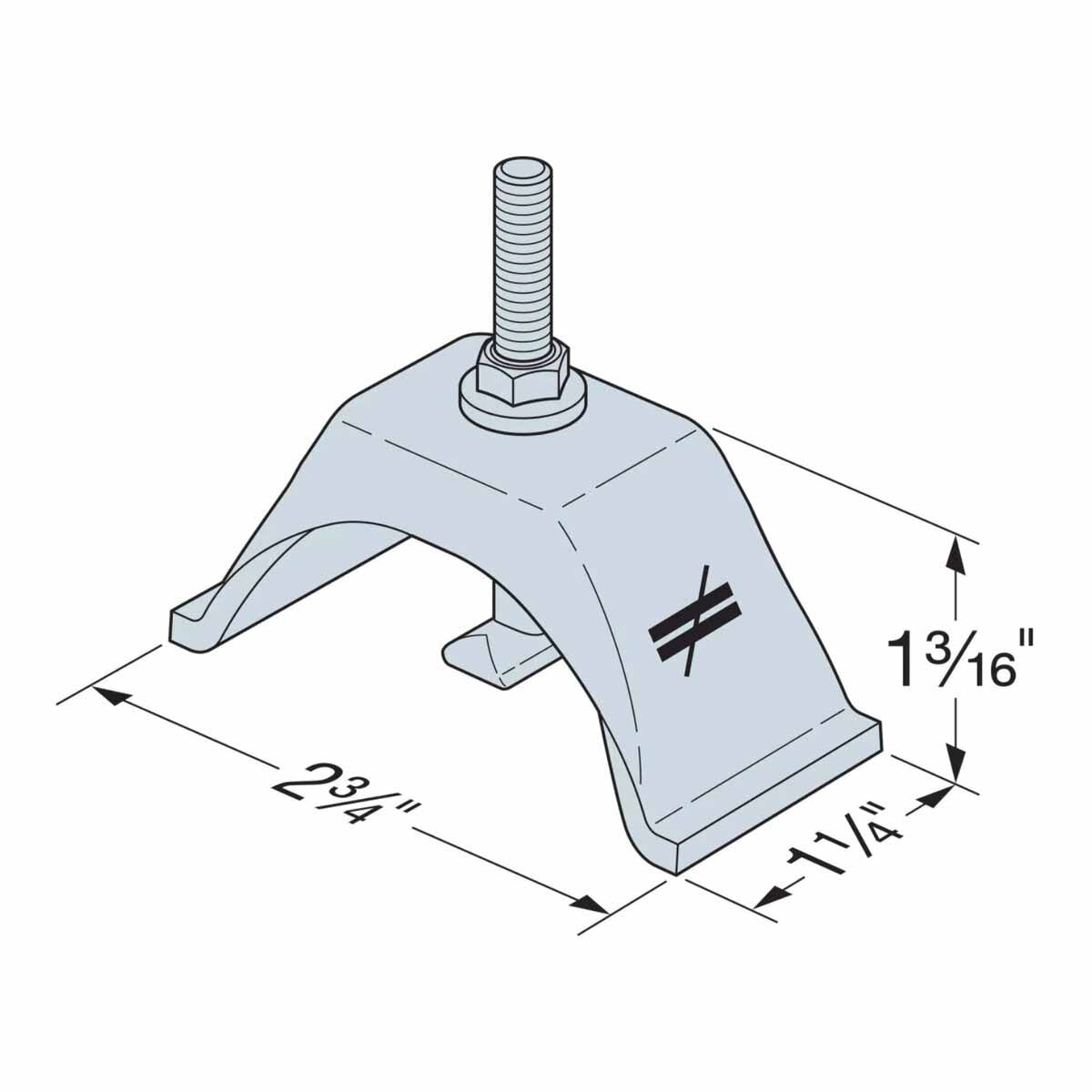 Simpson WBT-KT30 Strong-Tie Wall Brace Tensioner 10-Gauge Galvanized for Cold-Formed Steel Strap Bracing (30 Pack) - 2