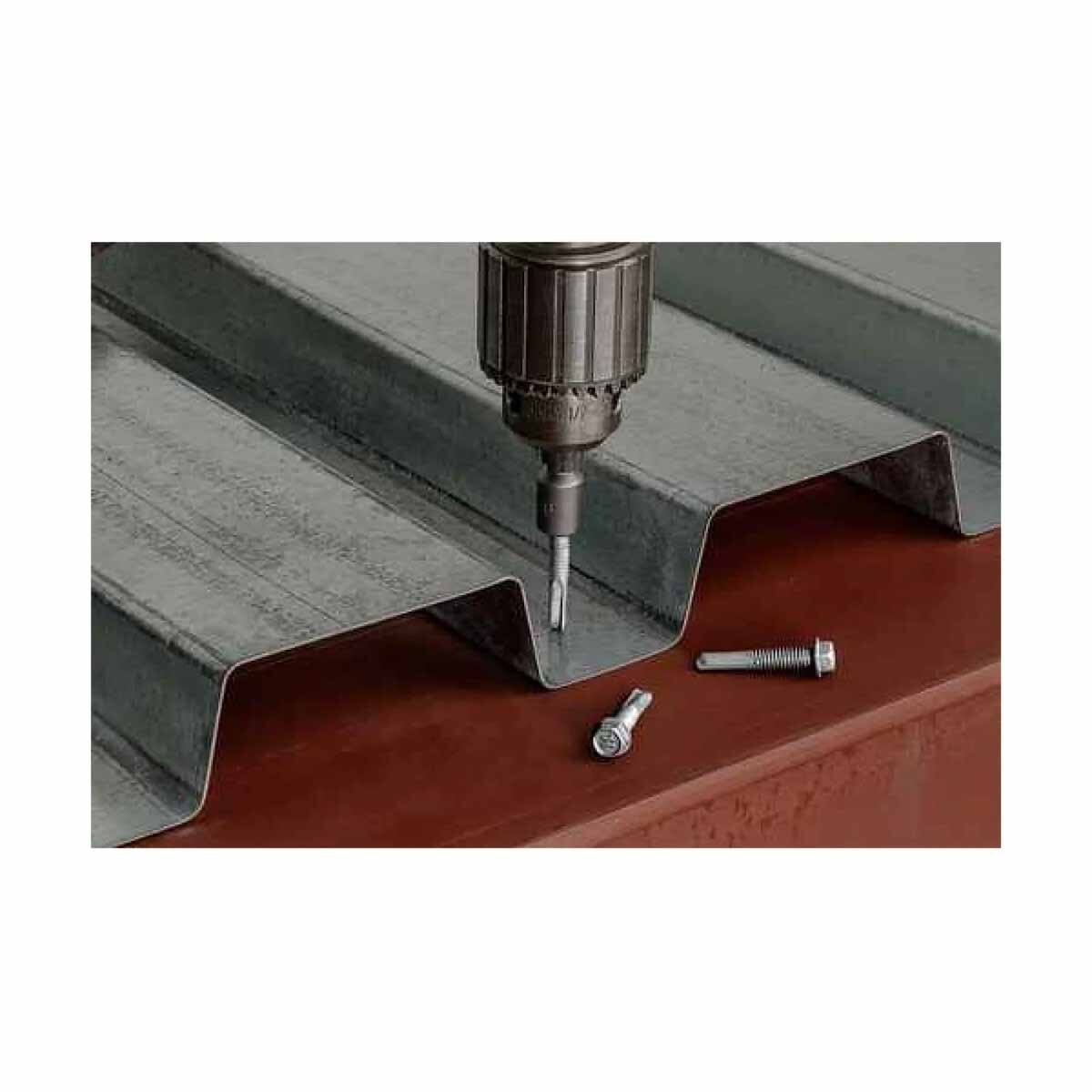 Simpson Strong-Tie X34B1016-5K Strong-Drive (#10 x 3/4") Self-Drilling X Metal Screw, Clear Zinc Coating (5000 Pack) - 5