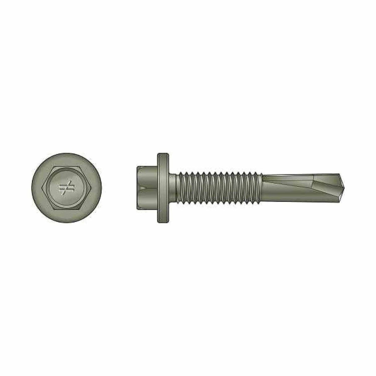 Simpson Strong-Tie XMQ114B1224-2K Strong-Drive (#12 x 1-1/4") XM Medium-Head Metal Screw Quik Guard (2000 pack) - 2