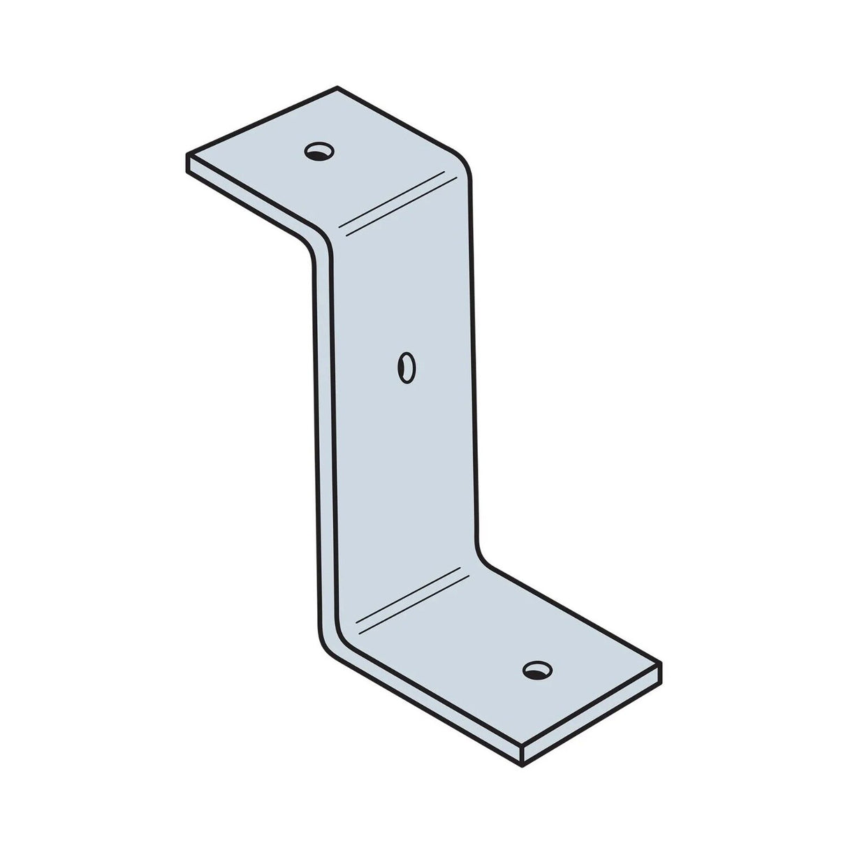 Simpson Z38 Strong-Tie 28-Gauge Galvanized Z Clip for Sheathing Support