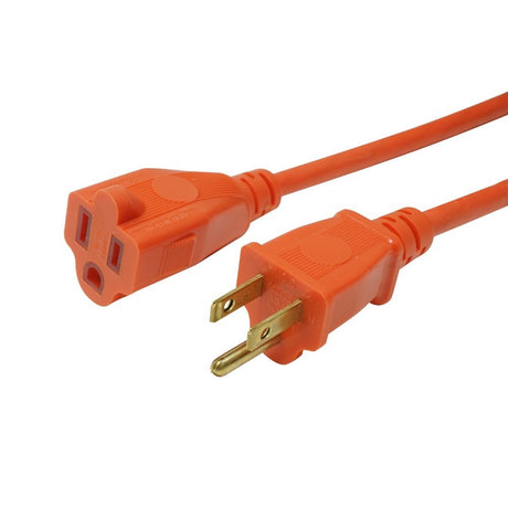 Southwire 267 25' General-Purpose Outdoor Extension Cord, 16/3 Gauge SJTW, Orange Color