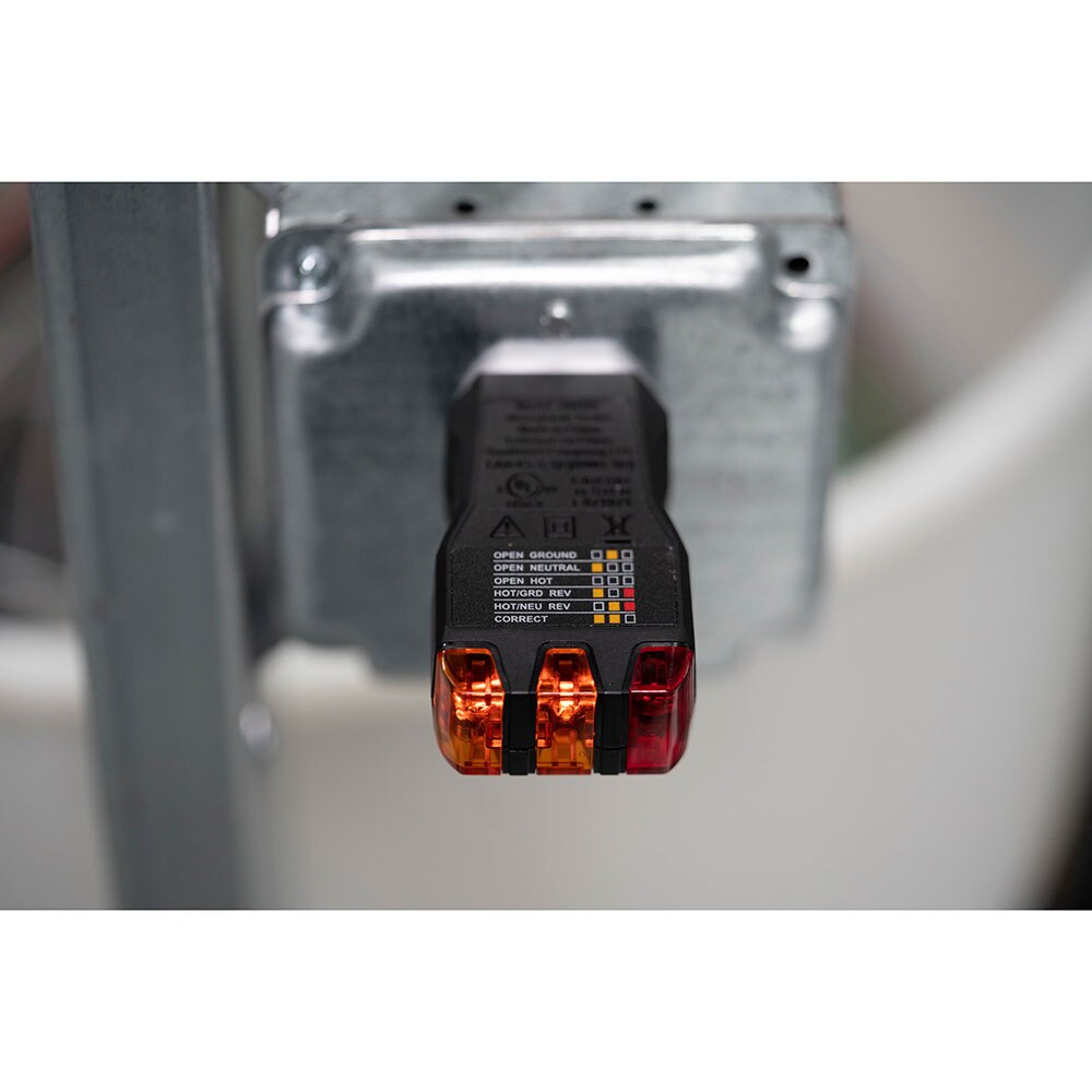 Southwire 40012S 40012S Receptacle Tester, Black - 8