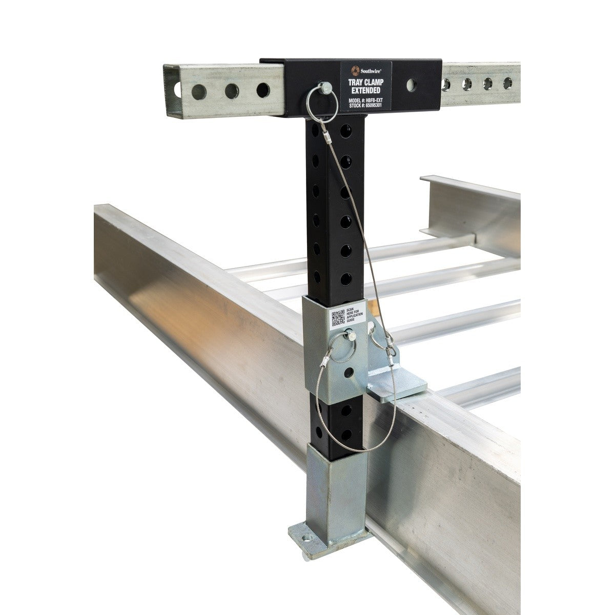 Southwire 65095301 Extended Tray Clamp Raises Crossbar up to 12" (HBFB-EXT) - 4