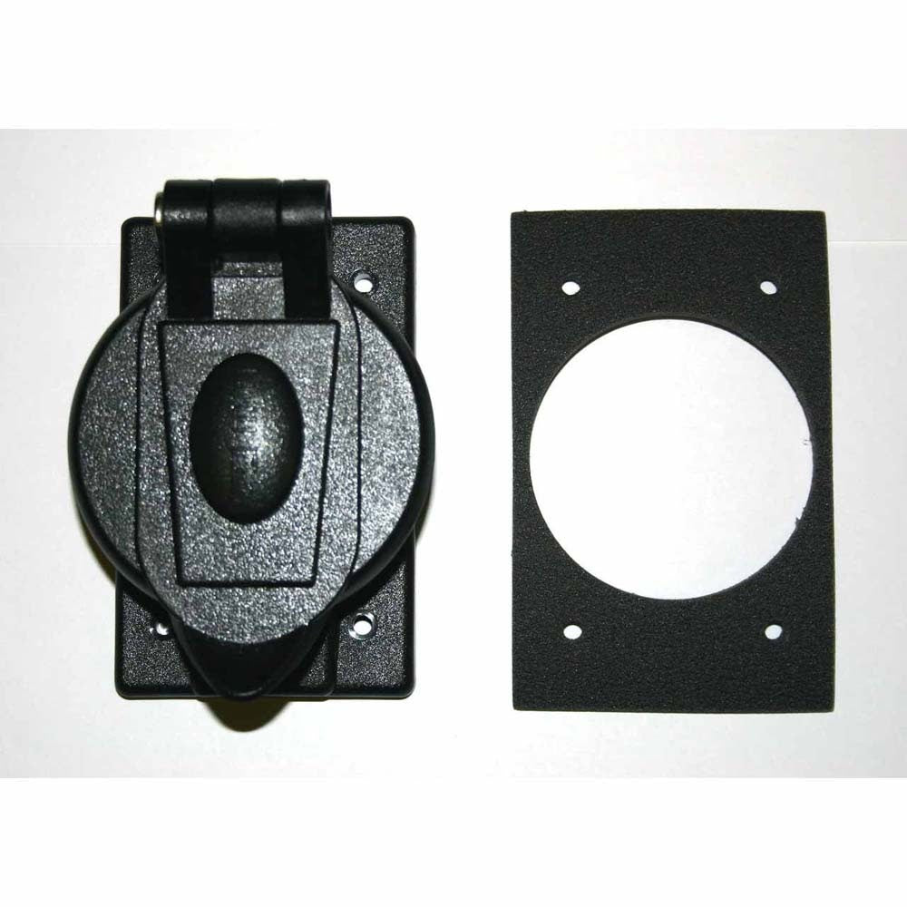 Southwire 7788 50A receptacle cover, black polycarbonate for female 50A receptacles