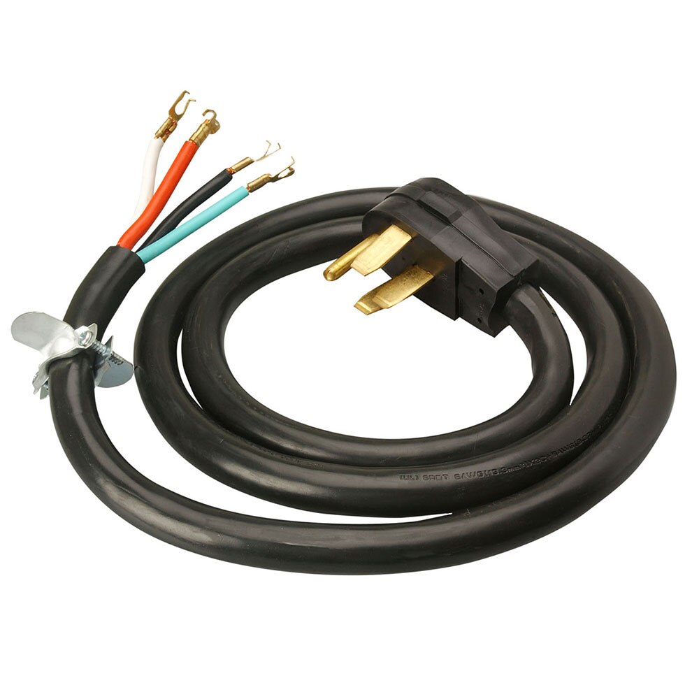 Southwire 9046SW8808 6/2-8/2 SRDT 50A Range 6' Round Cord with NEMA 10-30 Plug