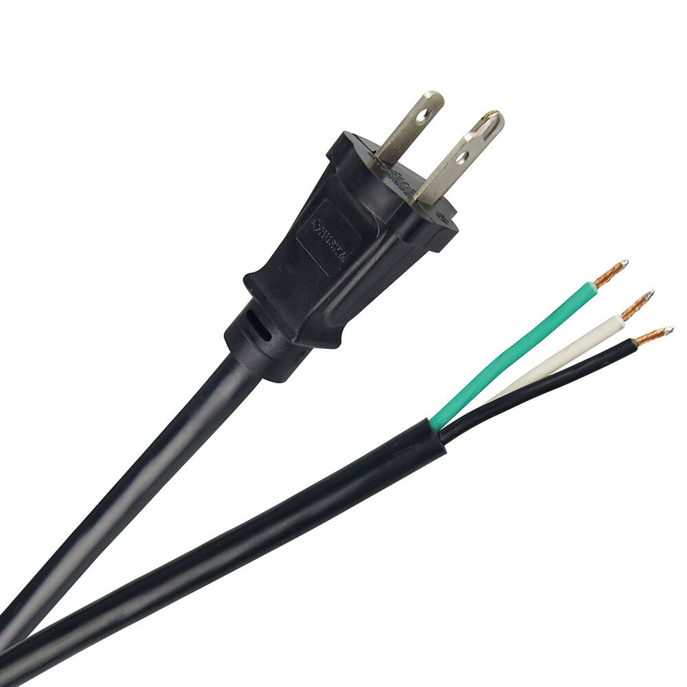 Southwire 9706SW8808 16/3 6' SJTW Power Supply Cord with NEMA 5-15 Plug - 2