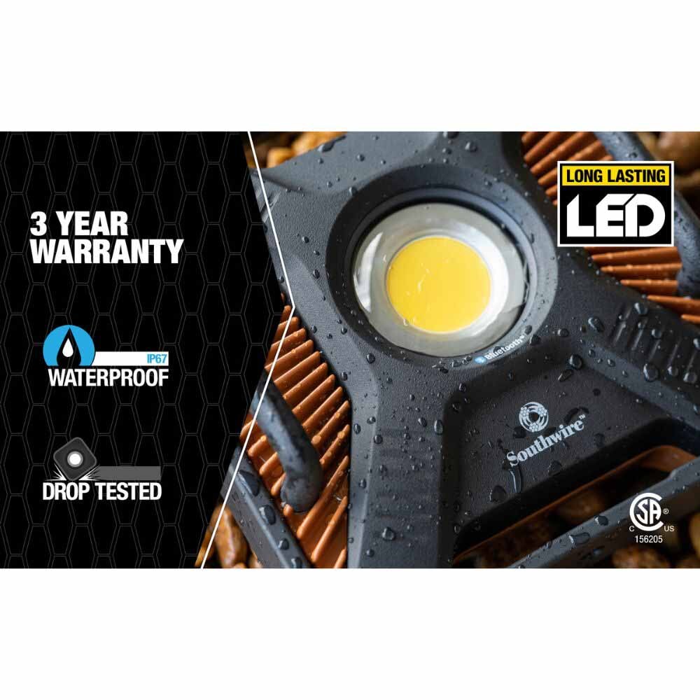 Southwire AL60CSW 6000 Lumen LED Rechargeable Work Light - 9