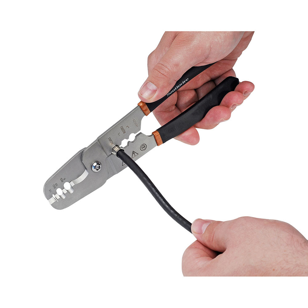 Southwire HCT-C1 HCT-C1 Coax 3-in-1 Crimp Tool Kit - Stainless - 4